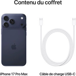 APPLE iPhone 17 Pro Max Bleu intense 256Go