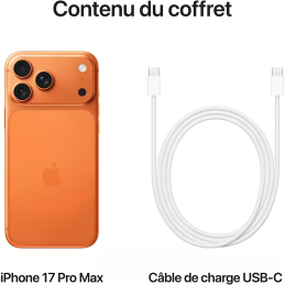 APPLE iPhone 17 Pro Max Orange cosmique 2To