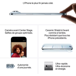 APPLE iPhone Air Blanc nuage 256Go