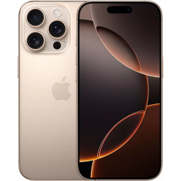 Smartphone APPLE iPhone 16 Pro Max Titane Sable 256Go Reconditionné