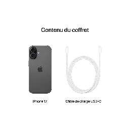iPhone 17 256 Go Noir