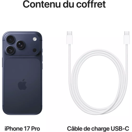 APPLE iPhone 17 Pro Bleu intense 256Go