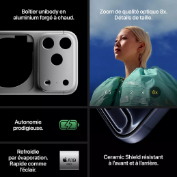 APPLE iPhone 17 Pro Bleu intense 256Go